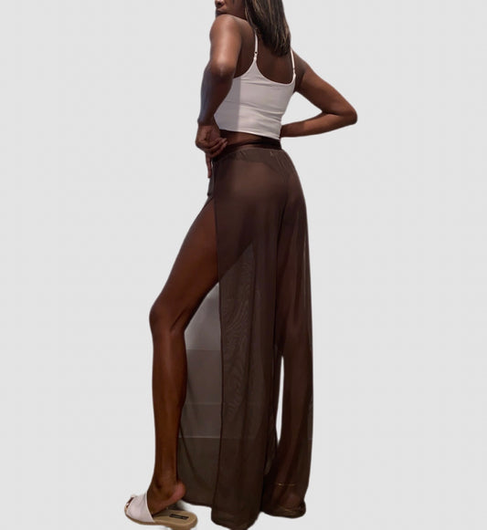 Tall Mesh Pants Brown L/XL