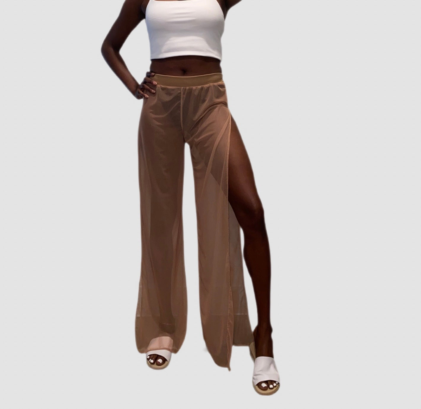 Tall Mesh Pants Suntan L/XL