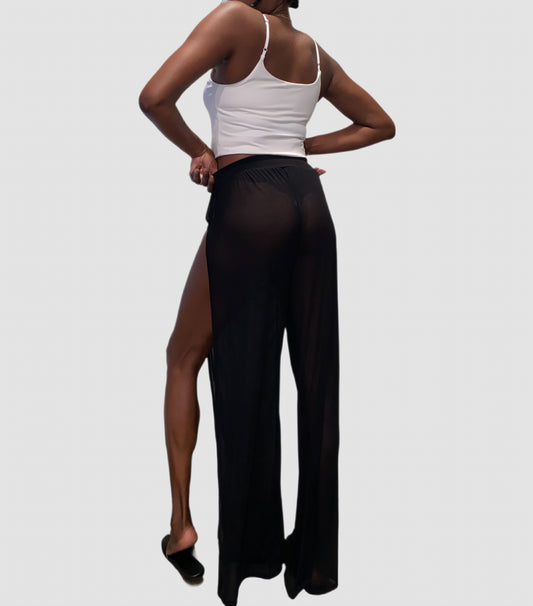 Tall Mesh Pants Black S/M