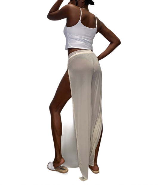 Tall Mesh Pants Ivory L/XL