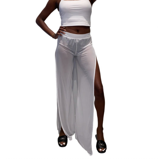 Tall Mesh Pants White L/XL