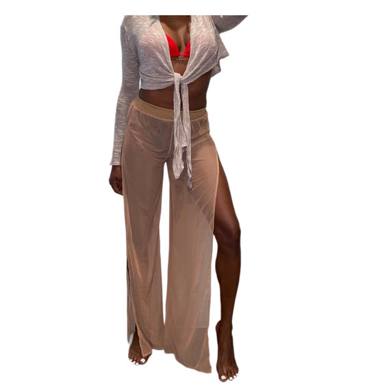 Tall Mesh Pants Suntan L/XL